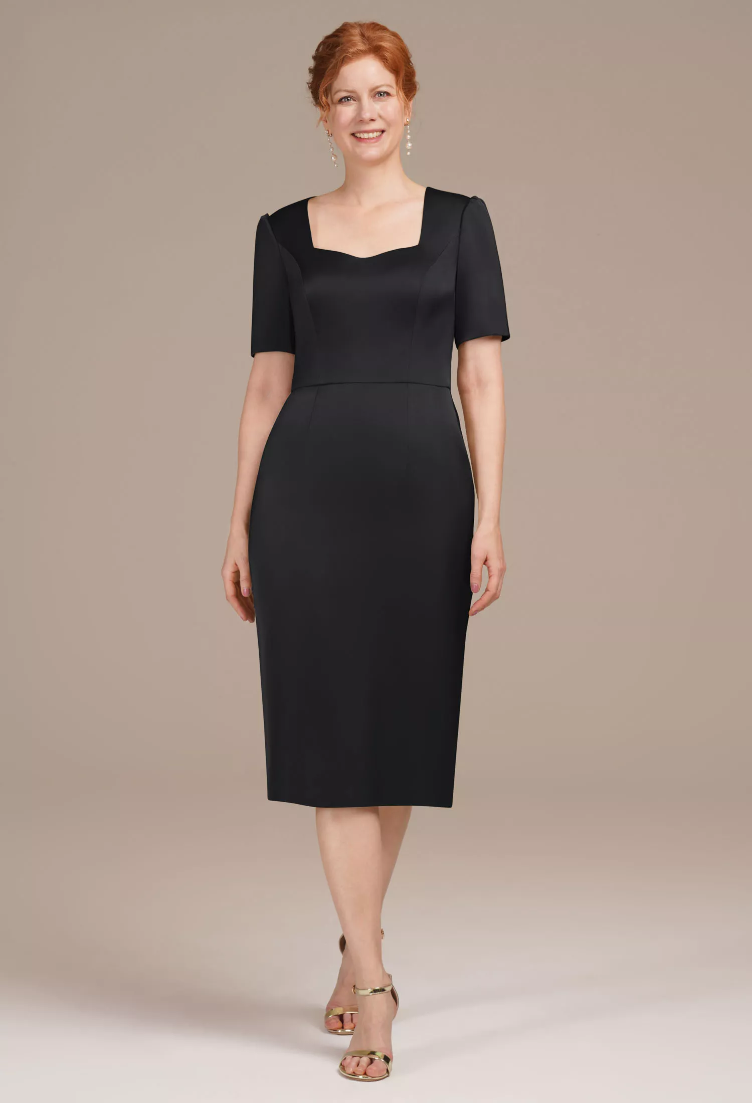 AW Ri Black Metallic  Mother of the Bride Dresses